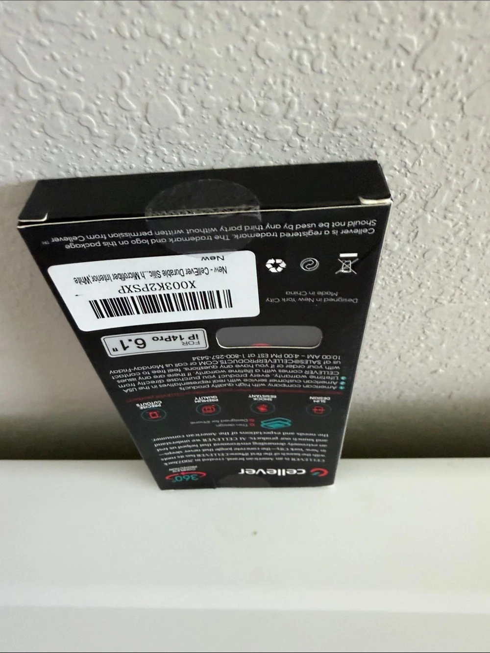 Cellever for IPhone  14 Pro White New never opened